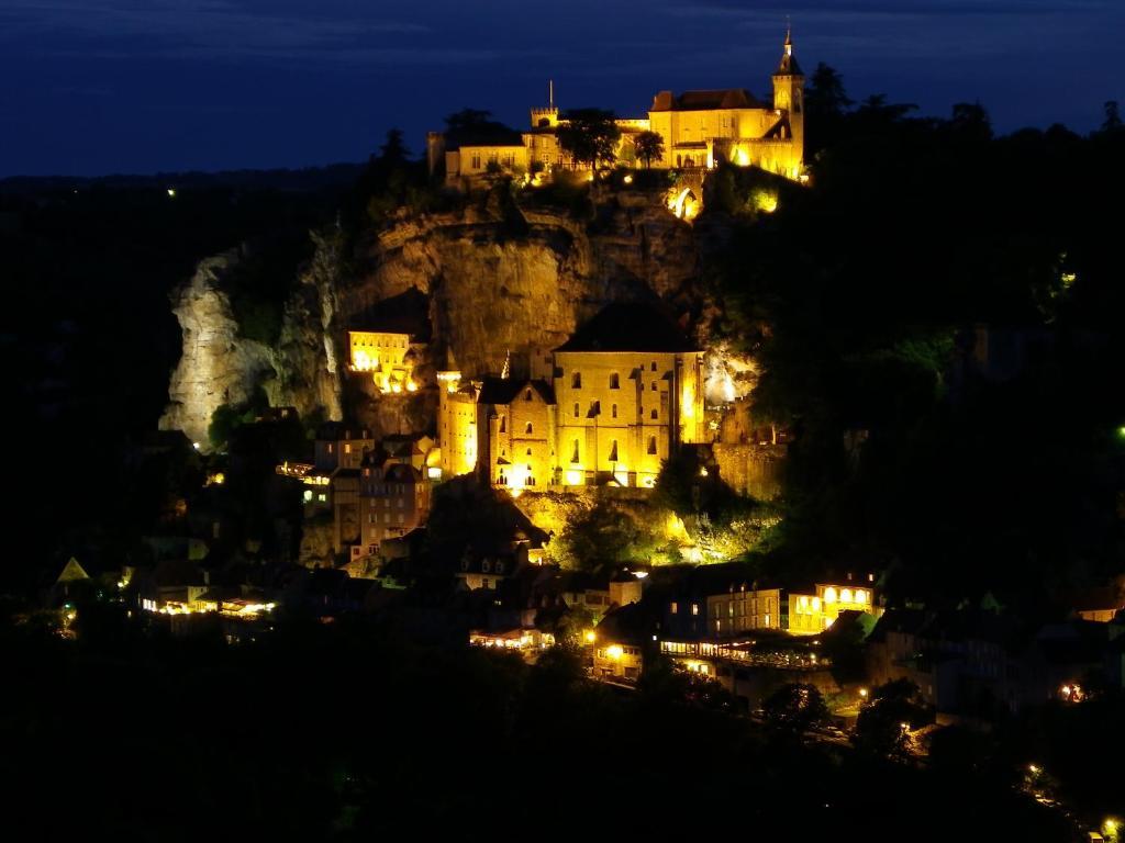 Hotel Le Troubadour A Рокамадур Екстер'єр фото